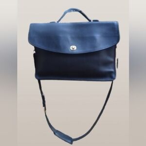 Vintage Coach Messenger Breifcase Lexington Satchel Bag Black Leather 5265 Purse